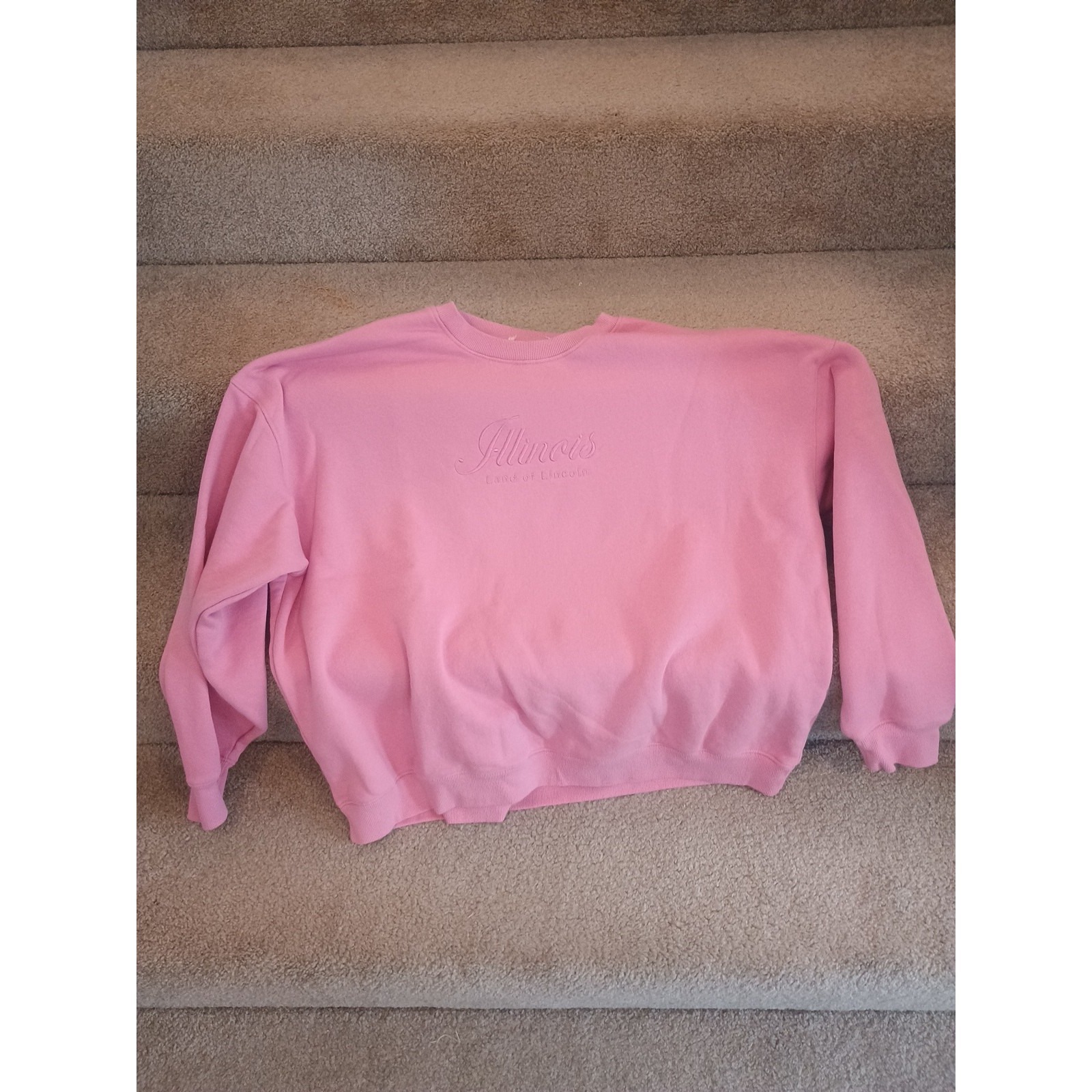 Soft Surroundings Women's Top Sweatshirt Pink, Long Sleeves, Size 2x